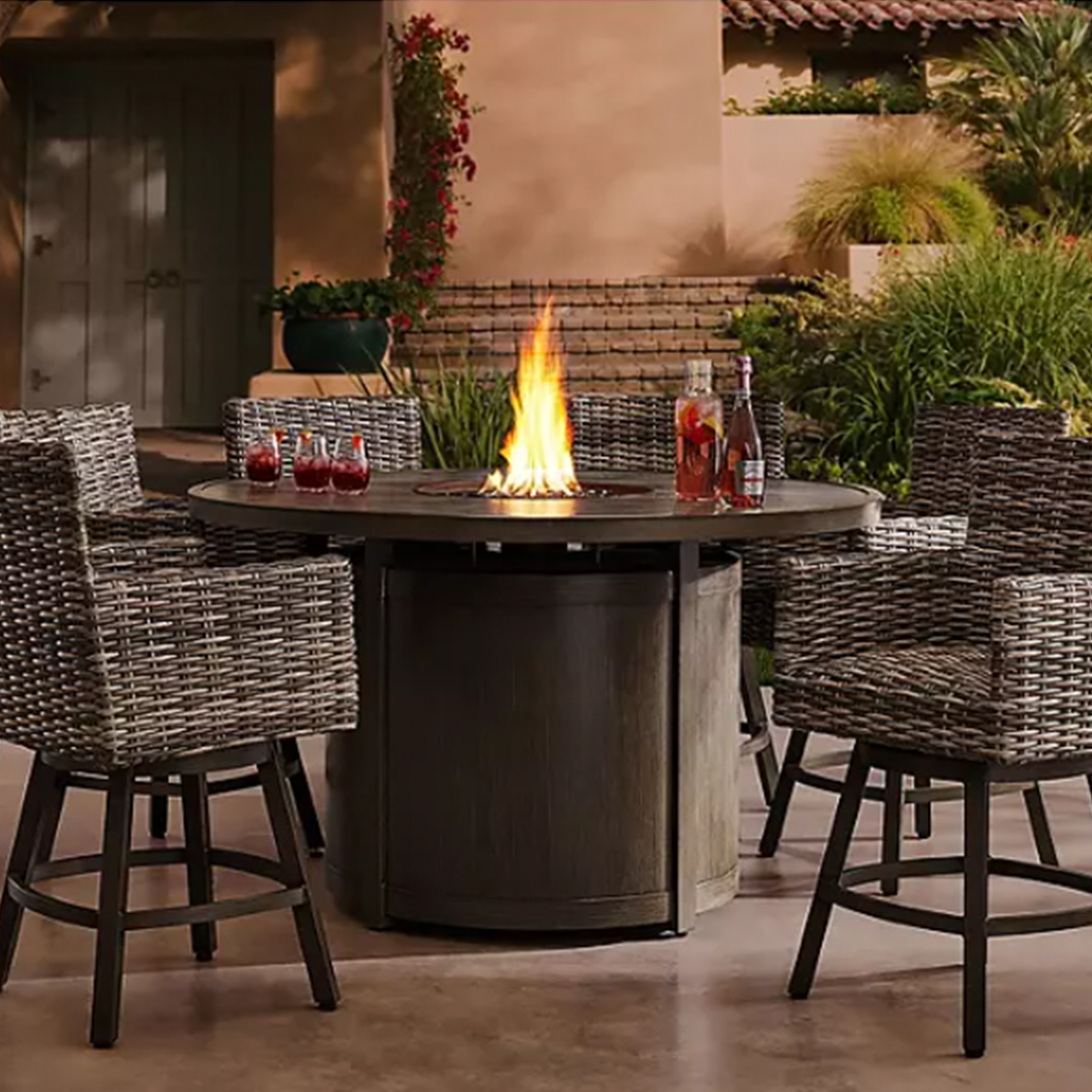 Halstead 7 Piece Balcony Fire Dining Set – Coronado Casuals