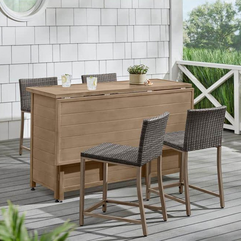 Ashford Park 5 Piece Folding Bar Set Coronado Casuals