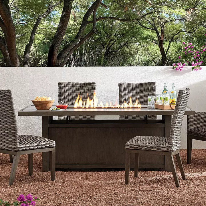 Halstead 7 Piece Fire Dining Set
