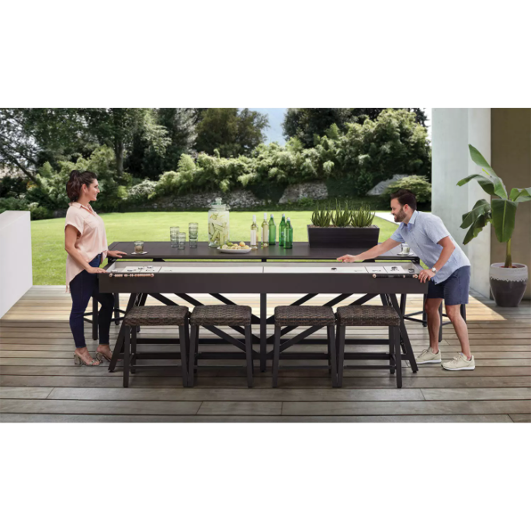 Lakemont Shuffleboard 7 Piece Dining Set – Coronado Casuals