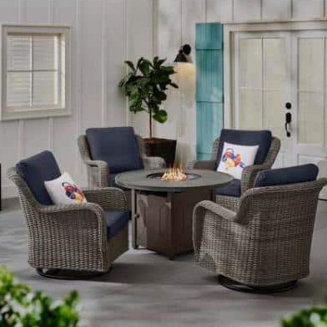 Phi Villa Home Depot Patio Furniture With Fire Pit Home Depot Fire